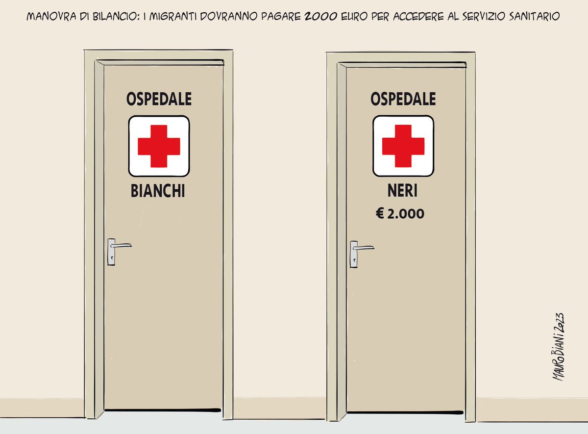maurobiani's tweet photo. #SSN a pagamento per persone #migranti #governo #ManovradiBilancio 
Daje.
Oggi su @repubblica https://t.co/Q6o13WjdE3