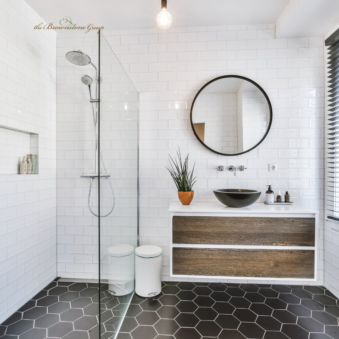 What's your ideal bathroom sanctuary like? #bathroomvanity #bathroomsytle #bathroomreno #bathroomtiles  #bathroomtile  #bathroominspiration #bathroomideas #bathroomrenovation #homedecorlovers #homedecorations #fixerupperstyle