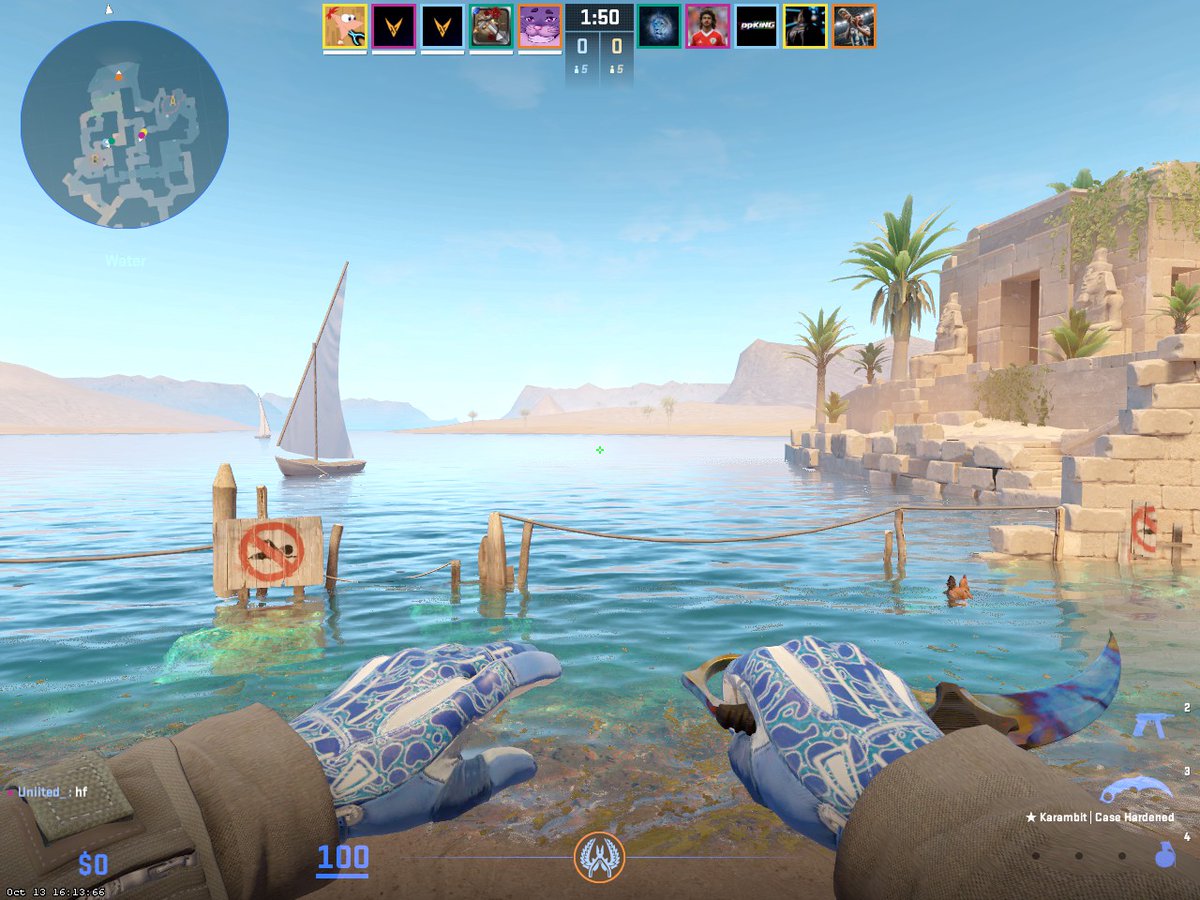 maffincsgo's tweet image. They fixed amphibious gloves, thx @CounterStrike 😘