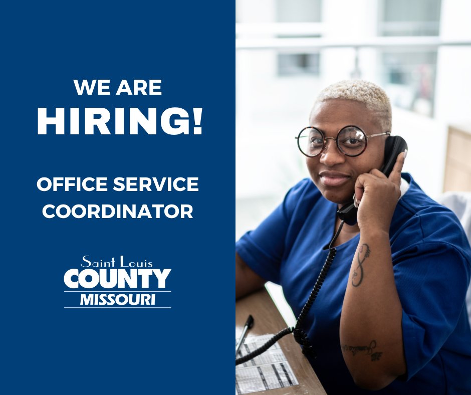 We are looking to hire an Office Service Coordinator to work within the Office of the County Assessor who is responsible for assisting Board of Equalization (BOE) staff. Apply here: ow.ly/BfnL50PXJMM