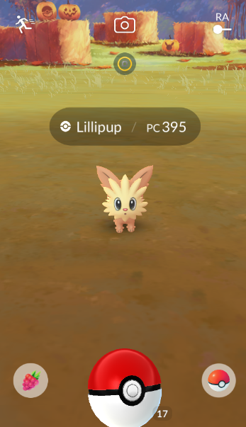 ayrlesPlay's tweet photo. Nueva pantalla de captura para los Pokémon por el evento Halloween en #PokemonGO https://t.co/FoAkQZ6kKi