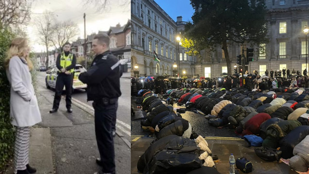 In Britain, Christians will be arrested if they silently pray on the pavement.

But Muslims will be praised if they block Downing Street to pray as protest against our country and allies.