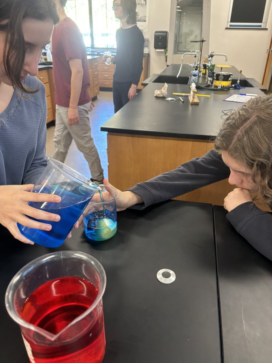 #apbio students from <a href="/ACS_SILSA/">SILSA</a> <a href="/AVLCitySchools/">Asheville City Schools</a> getting their osmosis on.  The age-old eggsperiment!  Kids used vinegar to dissolve the shell and then watched it swell and shrink when placed in different solutions. Gross? A bit. Educational? Oh yeah!