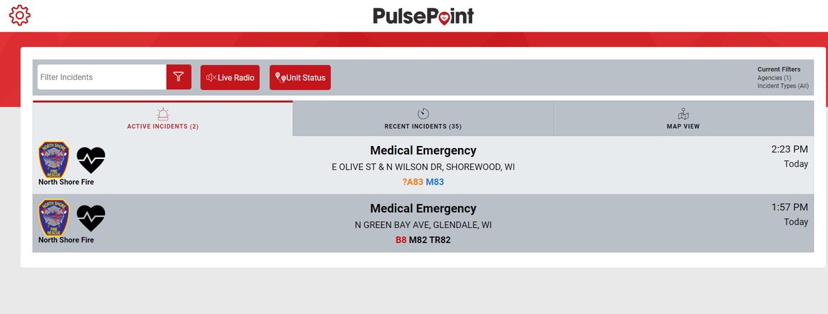 Seeing fire/rescue vehicles in your neighborhood and wondering what is going on? Check out our website to see our current activity. The website won't give specific addresses or details, but gives general information about incidents we are responding to. web.pulsepoint.org/?agencyid=40260