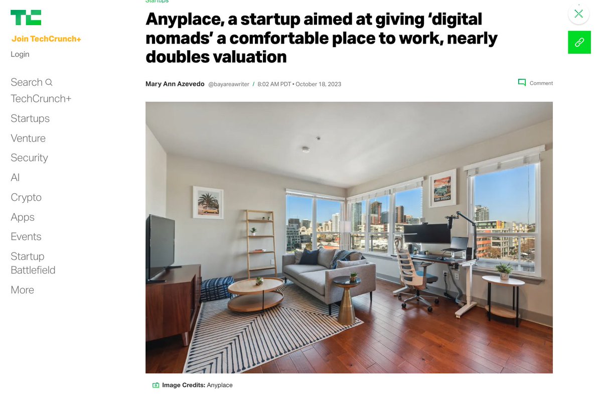 I’m thrilled to announce <a href="/anyplacecom/">Anyplace</a> has secured $10.27M in Series B Funding! 🎉

This round was led by <a href="/Jason/">@jason</a>  and the <a href="/LAUNCH/">LAUNCH</a>  Fund, alongside <a href="/CapitalX_/">CapitalX㊙️</a> , <a href="/GaingelsVC/">Gaingels</a>, Riverside Ventures, Potluck Ventures (<a href="/ErikJLim/">Erik Lim</a>), and the rest of our amazing supporters. And a warm welcome