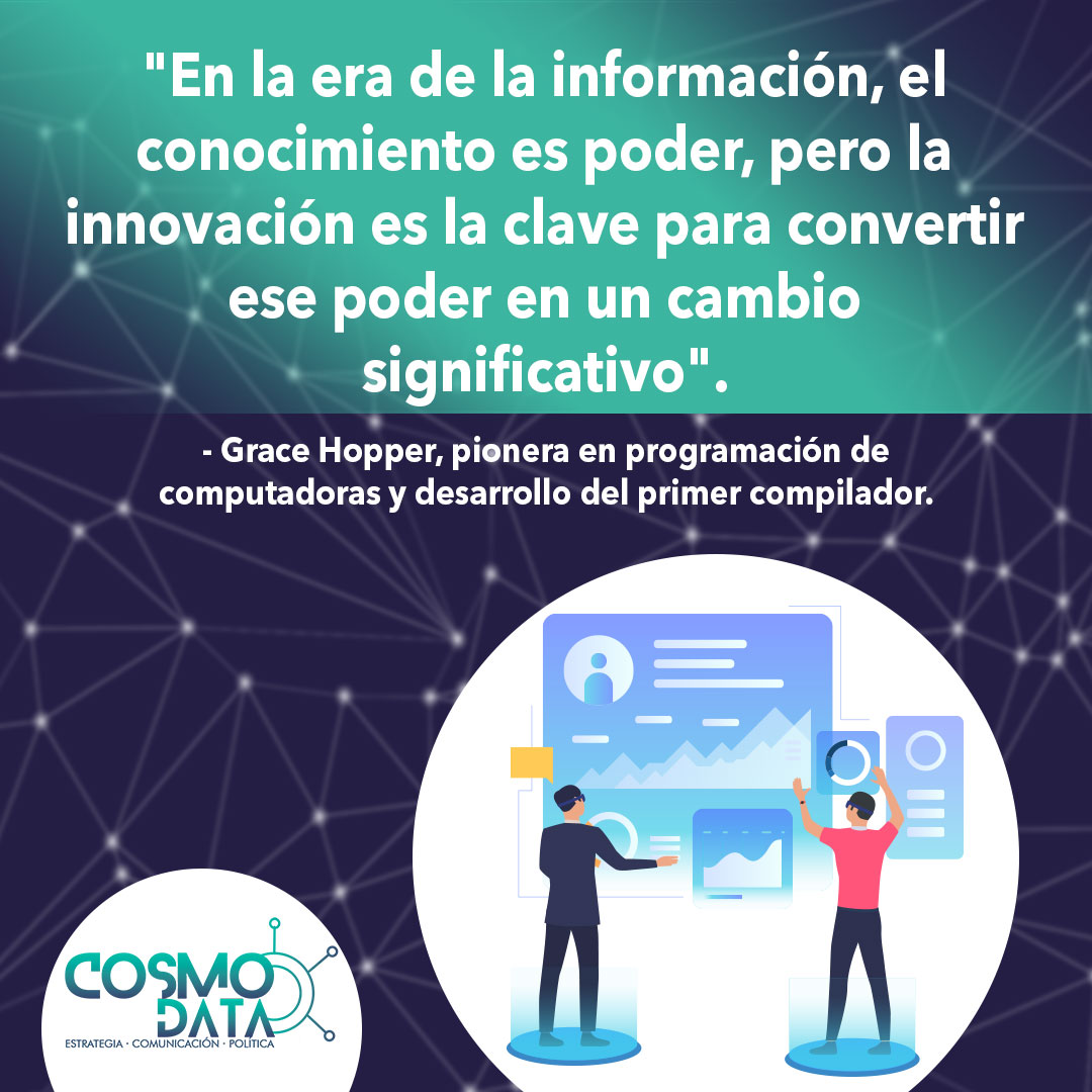 COSMODATAmx's tweet photo. El conocimiento es tu punto de partida, pero la innovación es tu boleto al cambio real. Inspírate en Grace Hopper, pionera en programación de computadoras, y convierte tu poder en acción creativa. 💡✨
#GraceHopper #BigDataAnalytics #PredictiveAnalytics #DataStrategy #BigData https://t.co/JUUQ3zEOIa