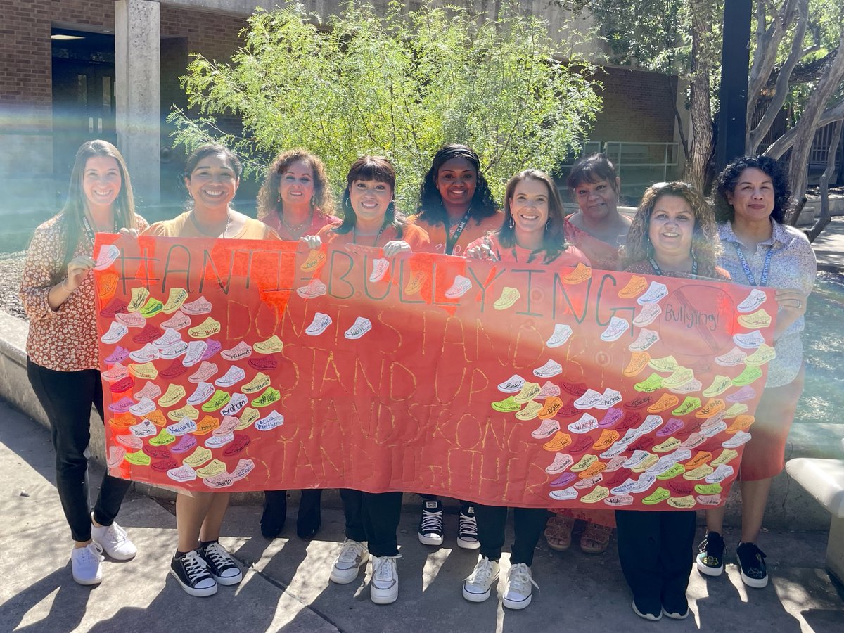 Our Cougars pledged to be unified in stomping out bullying and creating a kind and inclusive campus!
🐾😊🧡#antibullying #BeKind 
<a href="/NISDClark/">Tom C. Clark HS</a> <a href="/ClarkTxLib/">Clark HS Library</a> <a href="/Clarkpub/">Clark Journalism</a> <a href="/TCClarkAVID/">ClarkAVID</a> <a href="/ClarkTAFE/">TAFE - Clark High School</a> <a href="/ClarkSpec/">Clark HS Spec Ed Department</a> <a href="/NISDCounseling/">NISD Counseling</a> <a href="/NCANorthside/">♥️Northside Counselors Association♥️</a>