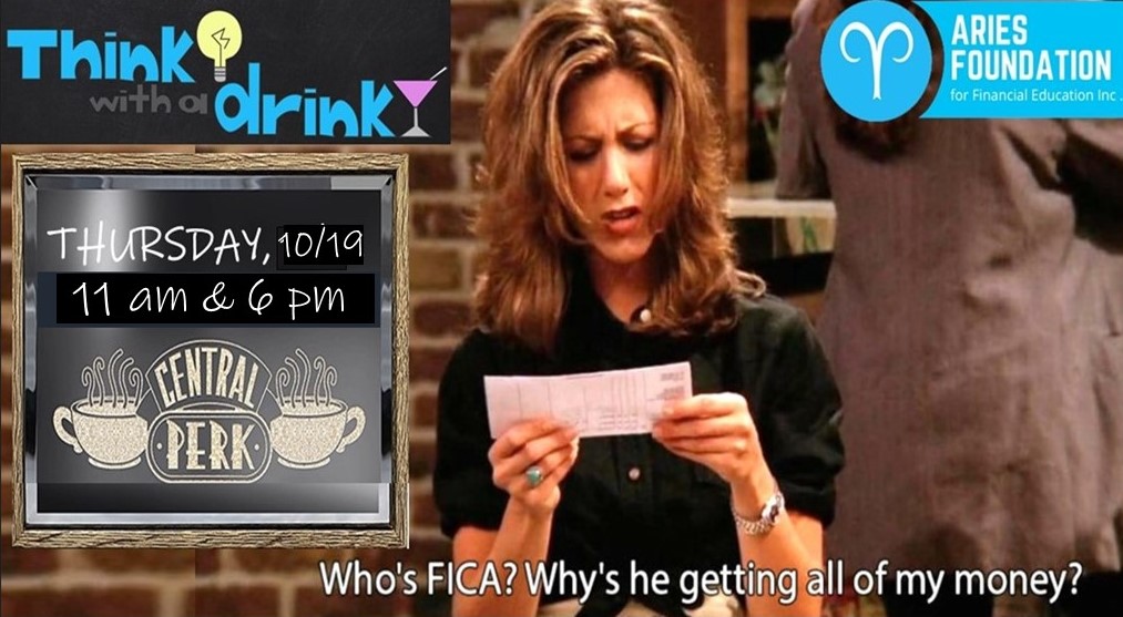 aries_education's tweet photo. When is the last time you reviewed your paystub? Looked at your tax withholding status? Join us this week on Think With A Drink on 10/19 at 11 am or 6 pm as we cover all things related to payroll and tax withholdings: https://t.co/0GeLsNy4aM https://t.co/atoS3vixf3