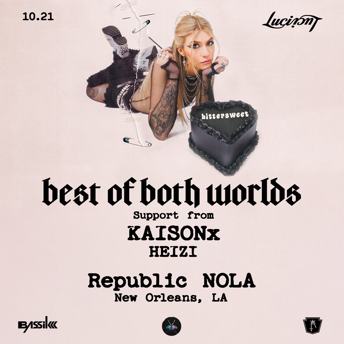 THIS WEEK pop meets bass in the best of both worlds with Luci! 🎶 dont miss a good time at republic 10.21, grab your tix now! 🎫
<a href="/luci_official/">Lucy Carter</a> @republicnola