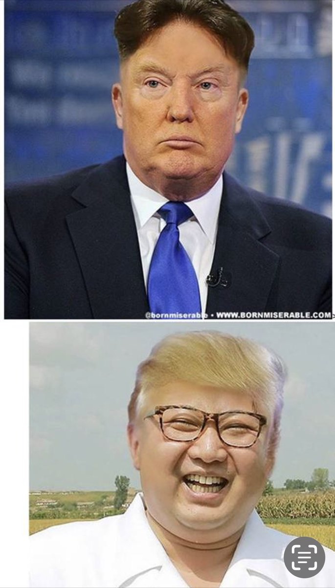 Donald Jong-Un and Kim J. Trump Hair swap improves for both of them ✅