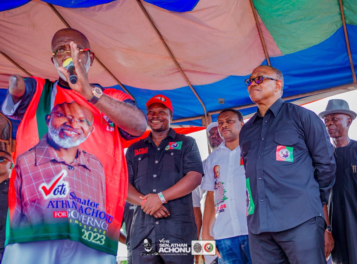 AthanAchonu_'s tweet image. Thank you Orlu Zone. 

Today, His Excellency, Mr Peter Obi joined us for Orlu Zonal rally. His arrival quickened the whole city and sparked spontenous excitement that lit the environment with so much joy and happiness. We also observed a one minute silence for the many souls that…