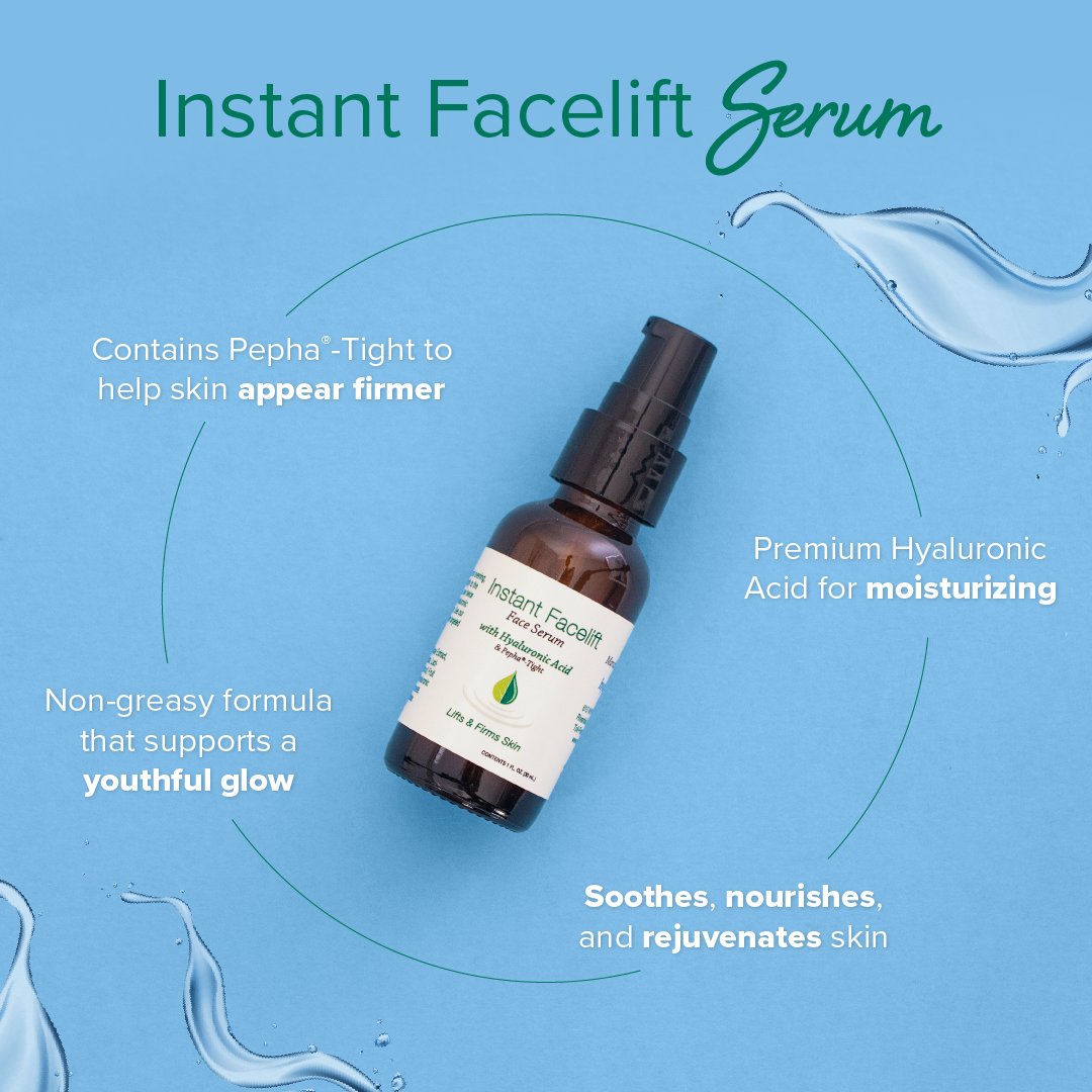 HyalogicHA's tweet photo. What is Pepha™-Tight, and why is it included in our Instant Facelift Serum Formula? 👇🏽 ​​​​​​​​
​​​​​​​​
Pepha™-Tight is a unique ingredient known for supporting the skin’s natural vitality. It helps your skin appear firmer and more youthful!​​​​​​​​ https://t.co/r9TsVjbml6 https://t.co/LHQROlgTyH