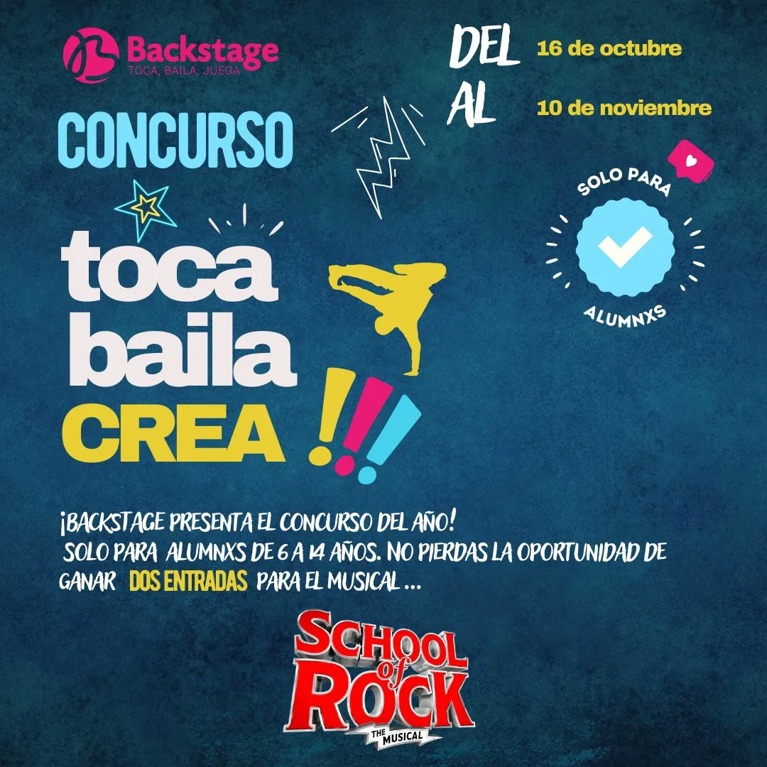 Backstage tweet media