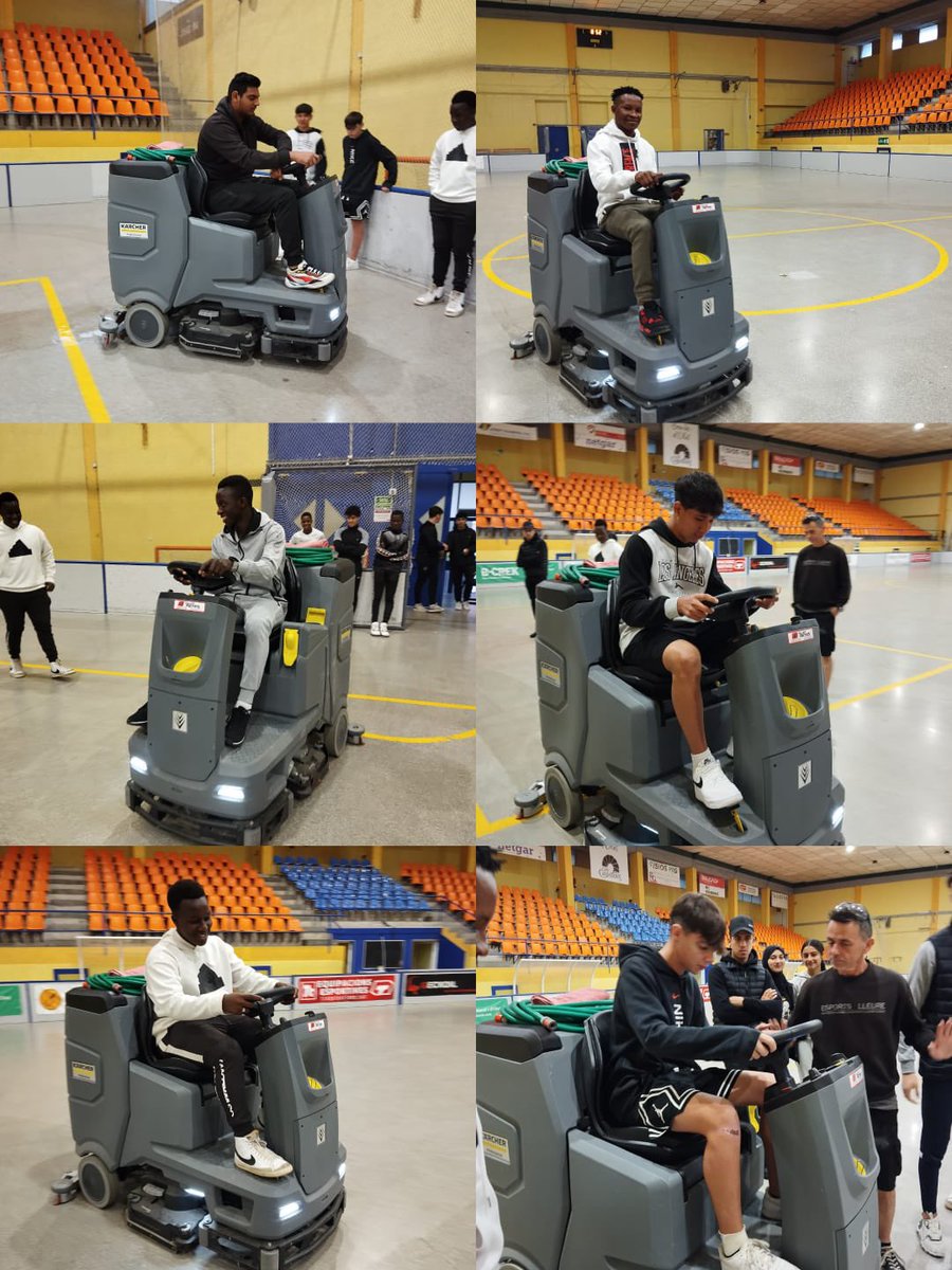 EpiaOlot's tweet image. APRENEM DELS EXPERTS EN INSTAL.LACIONS 
Amb el grup d'alumnes del PFI d'Auxiliar d'activitats esportives seguim visitant instal•lacions i aprenent dels tècnics que hi treballen! Moltes gràcies Albert i Josema! #PFIOLOT #FPOLOT