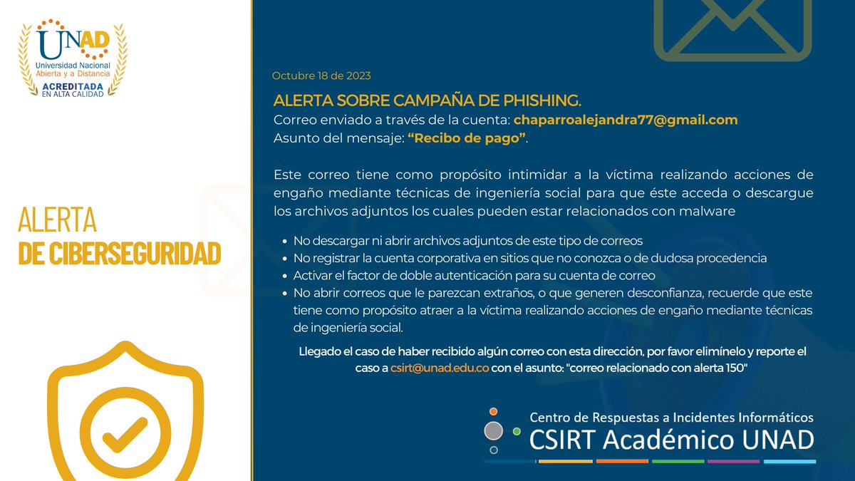 CSIRT Académico UNAD tweet media