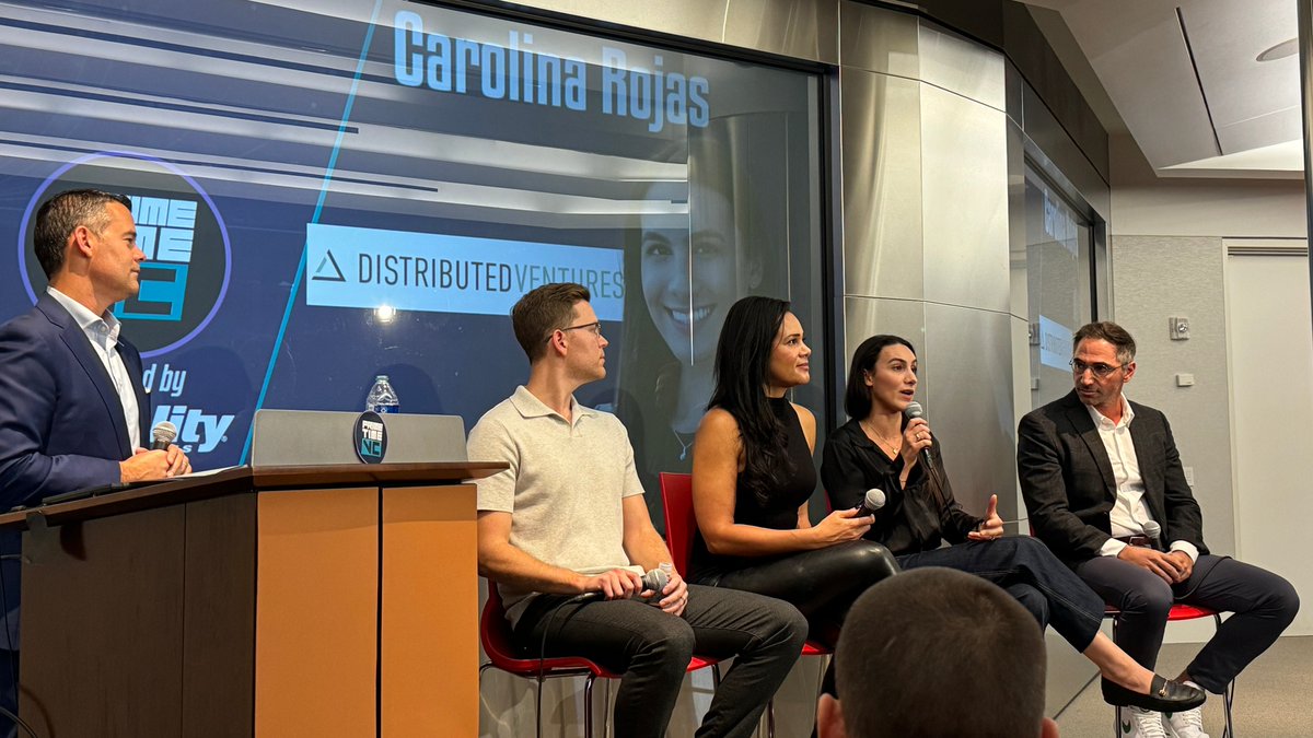 PrimeTime VC (@primetimevc) on Twitter photo And we're off for todays #PrimeTImeVC <a href="/IBM/">IBM</a> on Z Day during <a href="/Techweek_/">Tech Week</a> NY!
On today's VC panel is <a href="/CarolinaaRojass/">Carolina</a>, @ericaminnihan, <a href="/adammastrelli/">Adam Mastrelli</a> + Austin Flon <a href="/IBM/">IBM</a> Ventures with our very own <a href="/CharlieNYC/">Charlie Stephens</a> MC'ing! And we're off for todays #PrimeTImeVC <a href="/IBM/">IBM</a> on Z Day during <a href="/Techweek_/">Tech Week</a> NY!
On today's VC panel is <a href="/CarolinaaRojass/">Carolina</a>, @ericaminnihan, <a href="/adammastrelli/">Adam Mastrelli</a> + Austin Flon <a href="/IBM/">IBM</a> Ventures with our very own <a href="/CharlieNYC/">Charlie Stephens</a> MC'ing!