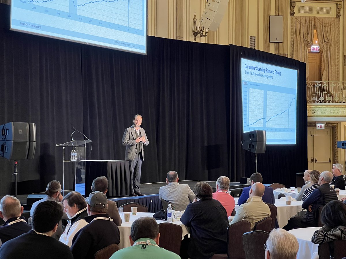 MA_CRESolutions's tweet photo. Our team had a wonderful time meeting with industry experts at @SIORglobal's #SIORFallEvent23! Thank you to everyone who stopped by our booth and for joining our Head of CRE Economics Thomas LaSalvia as he shared his latest insights on what lies ahead for commercial real estate. https://t.co/7YObrG45Nd