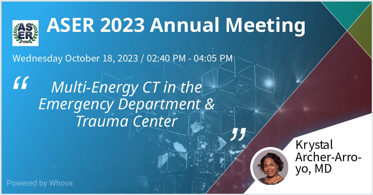 I am speaking at ASER 2023 Annual Meeting. Please check out my talk if you're attending the event! - via #Whova event app