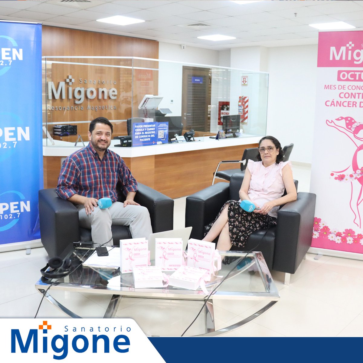 Desde el #SanatorioMigone impulsamos la campaña de #Concienciación contra el #CáncerdeMama transmitiendo en vivo el programa #GranDíaAspen de <a href="/radioaspen1027/">Radio Aspen</a>, acompañados de nuestros profesionales que con tanto amor a su vocación y calidez humana brindaron información importante.