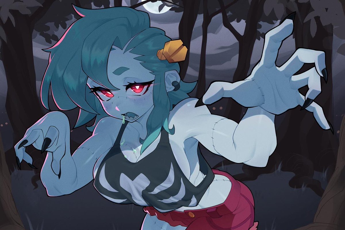 FreeFGP_'s tweet image. a spooky Denver (@troolou ‘s OC)