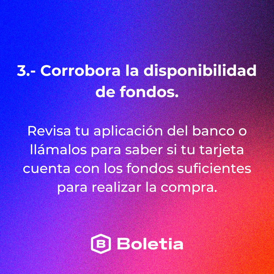 boletia's tweet image. Te invitamos a que sigas estás recomendaciones para comprar tus boletos en línea con tarjetas bancarias sin ningún contratiempo. 👀🎟️💳

#Boletia #TarjetaVirtual #BoletosDigitales