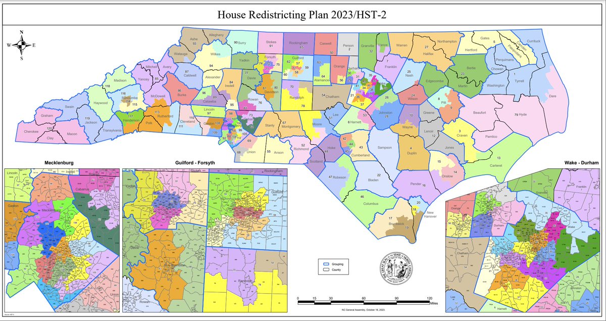 JUST IN: We now have proposed voting maps in North Carolina for congressional and legislative seats now available. There are two congressional proposals (SB756 and SB757), one state House (HB898) and one state Senate (SB758). #ncpol