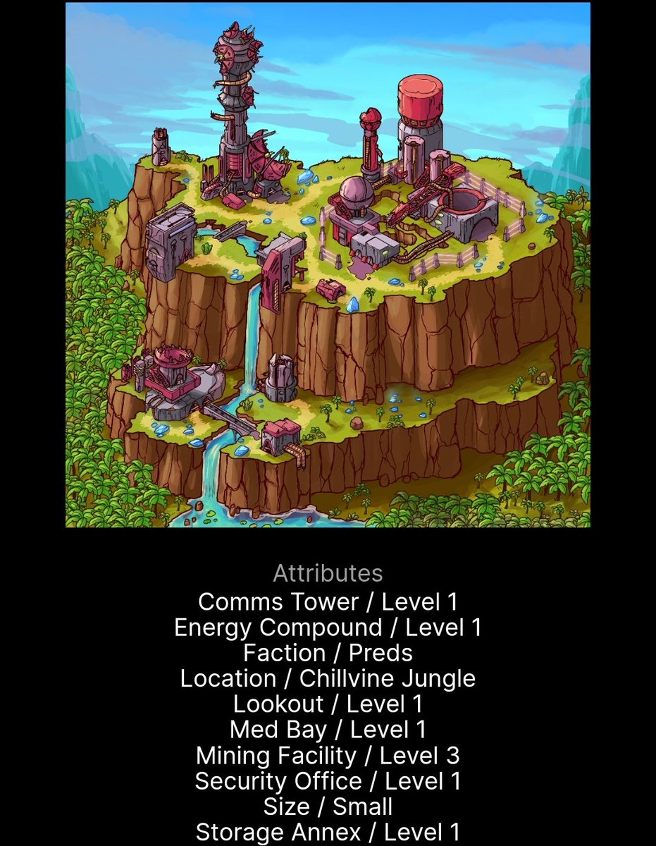 jim_touk's tweet image. Here&apos;s what looks like a 3 lvl Mining Facility on a PRED Outpost !  
Repairing is loading.... 🛠🔥

#DerpBirds #GoldRush #Outpost