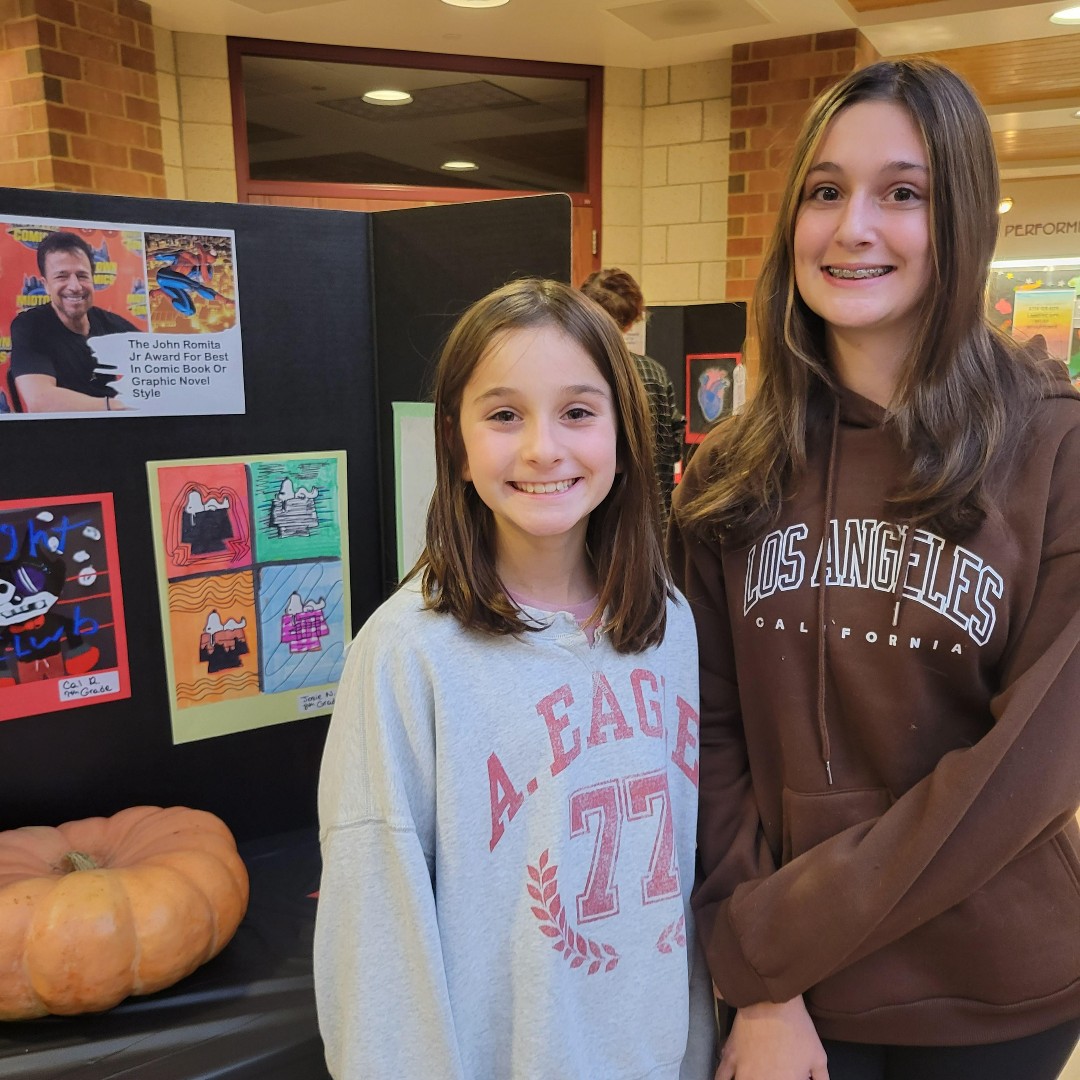 GMSN Art Club ended its season with 100 people at the art show! 🤩 Students submitted up to 3 pieces each to 12 different categories for judging. 🙌 The 8th grade culinary arts created delicious baked goods for the show. Great job everyone! 🤗 #BelieveInGeneva304 #Geneva304