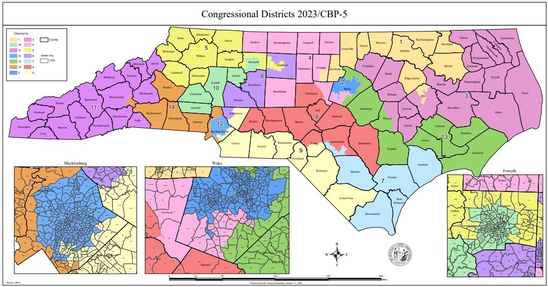 RedistrictNet's tweet image. #BREAKING: The NC GOP has filed the following two proposed congressional maps.

Advocates and the public can view them here: tinyurl.com/byezhjb2