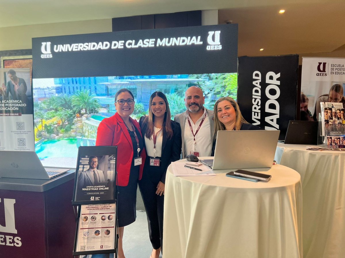 uees_online's tweet photo. 🚀 ¡Estamos en la Cumbre Nuevas Fronteras! 🌏
Nuestro equipo del departamento comercial online se encuentra en el Centro de Convenciones UEES, participando del evento desde hoy hasta el 20 de octubre.
#ExploraElFuturo #CumbreNuevasFronteras #UEESOnline #VirtualEduca https://t.co/R31CcCwC99
