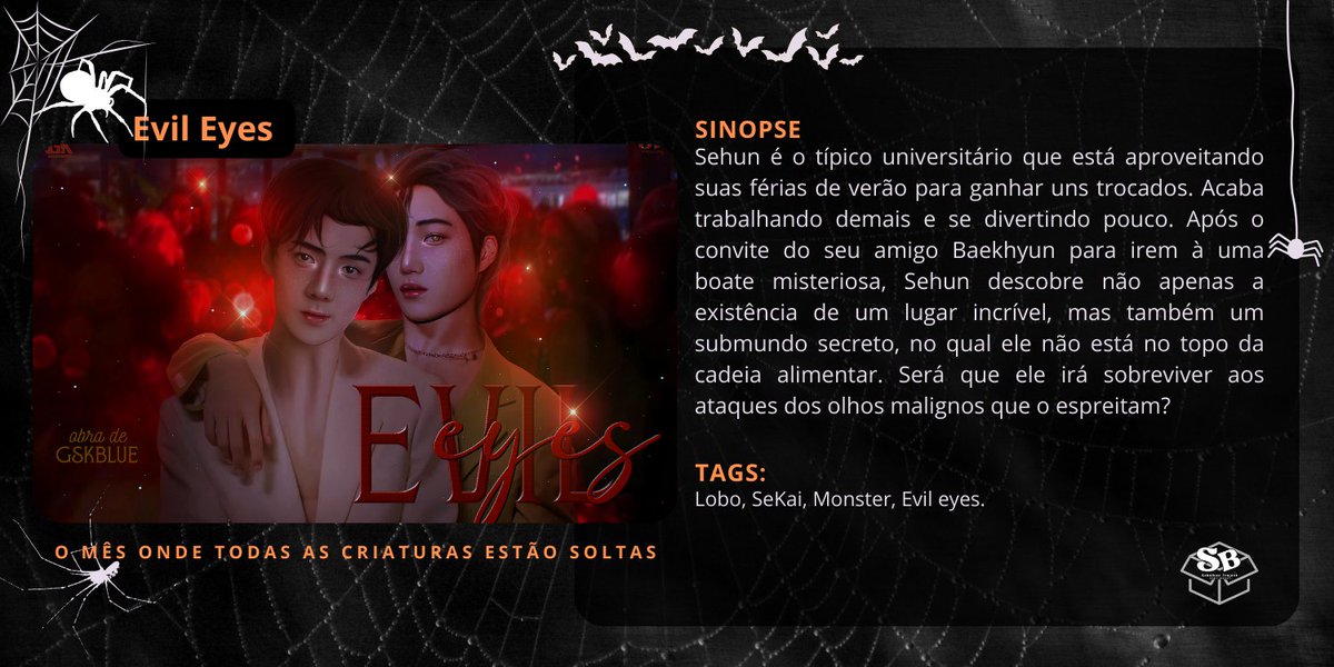 boxkaihun's tweet photo. 🎃Já pensou em ir parar na cama com um monstro? Venha ler essa aventura de Oh Sehun!

🐺: https://t.co/0Qr43TcvNe

#DARKBOX #SEKAIBOX https://t.co/y0oMqbIJRk