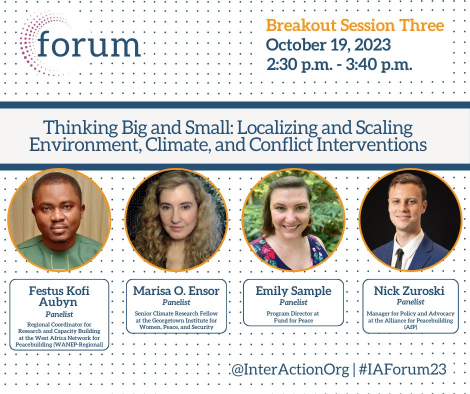 dremilysample's tweet image. Looking forward to this workshop tomorrow with @InterActionOrg #IAForum