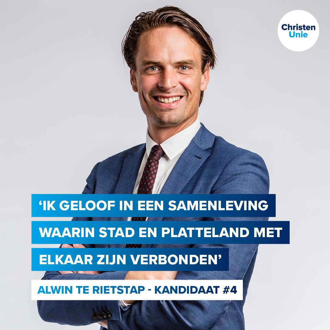Herinnering! 

Verkiezingsavond met <a href="/AlwinteRietstap/">Alwin te Rietstap</a> en <a href="/BertTijhof/">Bert Tijhof</a> 

In gesprek over ondernemerschap, vakmanschap en noaberschap. 
 📅 2-11-2023
 🕣 inloop vanaf 19.15 uur
 📍Kampus Rijssen 

#teamCU #kandidaat4 #geefgeloofeenstem #stemCU #geloofindesamenleving