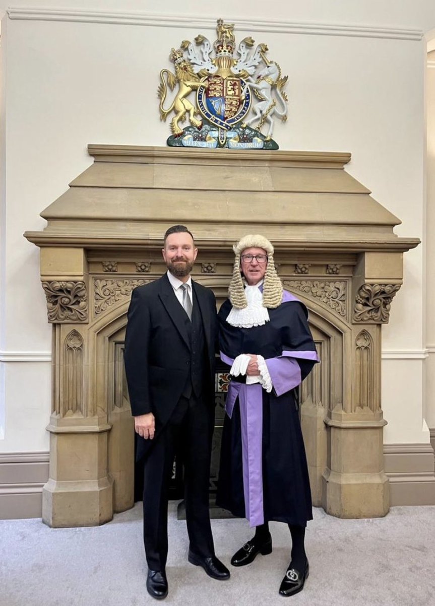 9 St John Street (@9stjohnstreet) on Twitter photo Congratulations to HHJ Nicholas Clarke KC at his swearing in ceremony together with Senior Clerk <a href="/chrisswann17/">Chris Swann</a>. Whilst he will be sorely missed in Chambers, we all wish him the very best as he embarks on judicial duties full time at Bolton Crown Court. Congratulations to HHJ Nicholas Clarke KC at his swearing in ceremony together with Senior Clerk <a href="/chrisswann17/">Chris Swann</a>. Whilst he will be sorely missed in Chambers, we all wish him the very best as he embarks on judicial duties full time at Bolton Crown Court.
