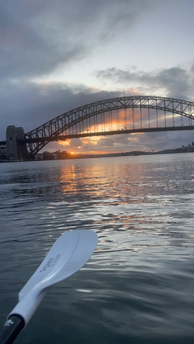 LC90_'s tweet image. Sydney Sunrise from the water 🌅🌊🚣🏽‍♀️🥰