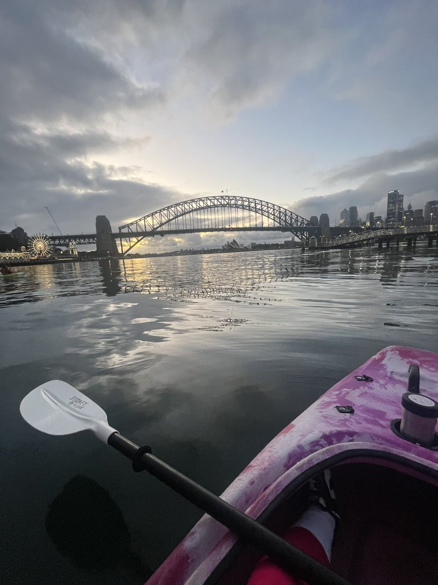 LC90_'s tweet image. Sydney Sunrise from the water 🌅🌊🚣🏽‍♀️🥰