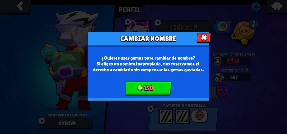 AlmaErrante__'s tweet photo. Deberian dar un cambio de nombre gratis como recompensa en el Brawlpass https://t.co/eman8yU2lk