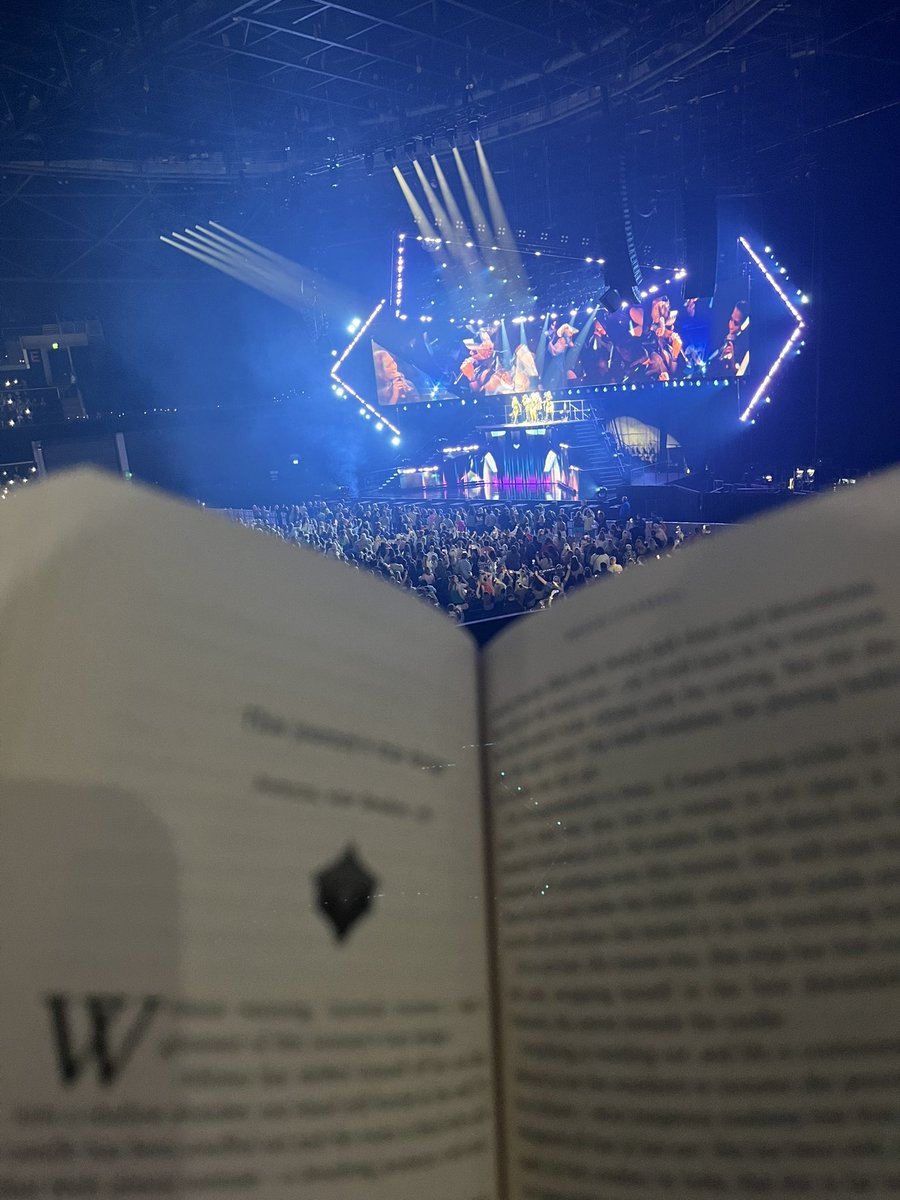 EnglishPhs's tweet photo. Miss Cowan and Mrs Fraser have been #phscaughtreading at the S Club concert @PHSLibrary6 Don’t worry we are still managing not stop moving as we reach for the stars! https://t.co/uFcQQnohFc