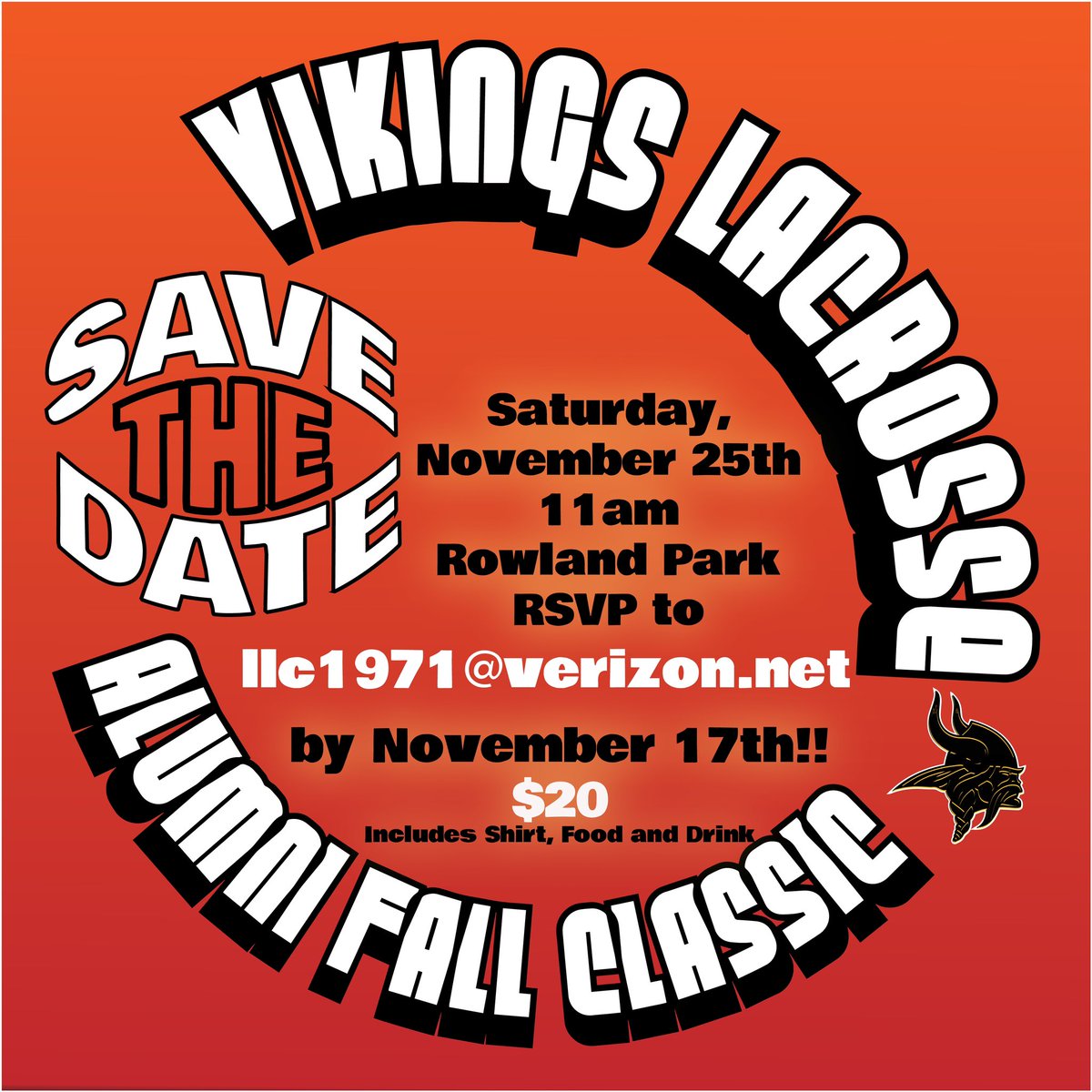 Set your Thanksgiving weekend plans now!!!! #sblax