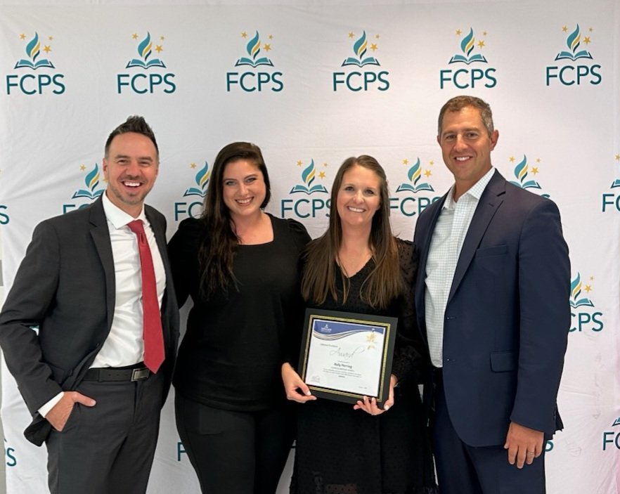 Last week I was honored to accept an FCPS Excellence Award.  It has been a highlight of my career to support the growth of POG at Coates.  I am proud to work at a school that has prioritized innovative ways to bring these important skills to our students.
