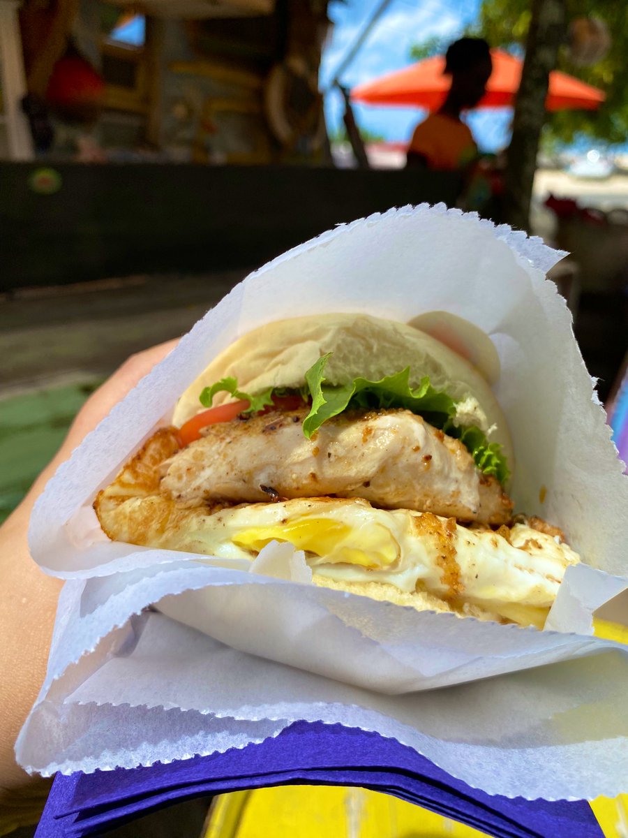 chefbrigetterj's tweet photo. First on the Bim Foodie Itinerary while we wait for the others to arrive.
Introduce them to the Bajan Fish Cutter ✅
Caboose did not disappoint 😍
#barbados #foodtourism #foodtour #AskChefB https://t.co/P6RoczWazZ