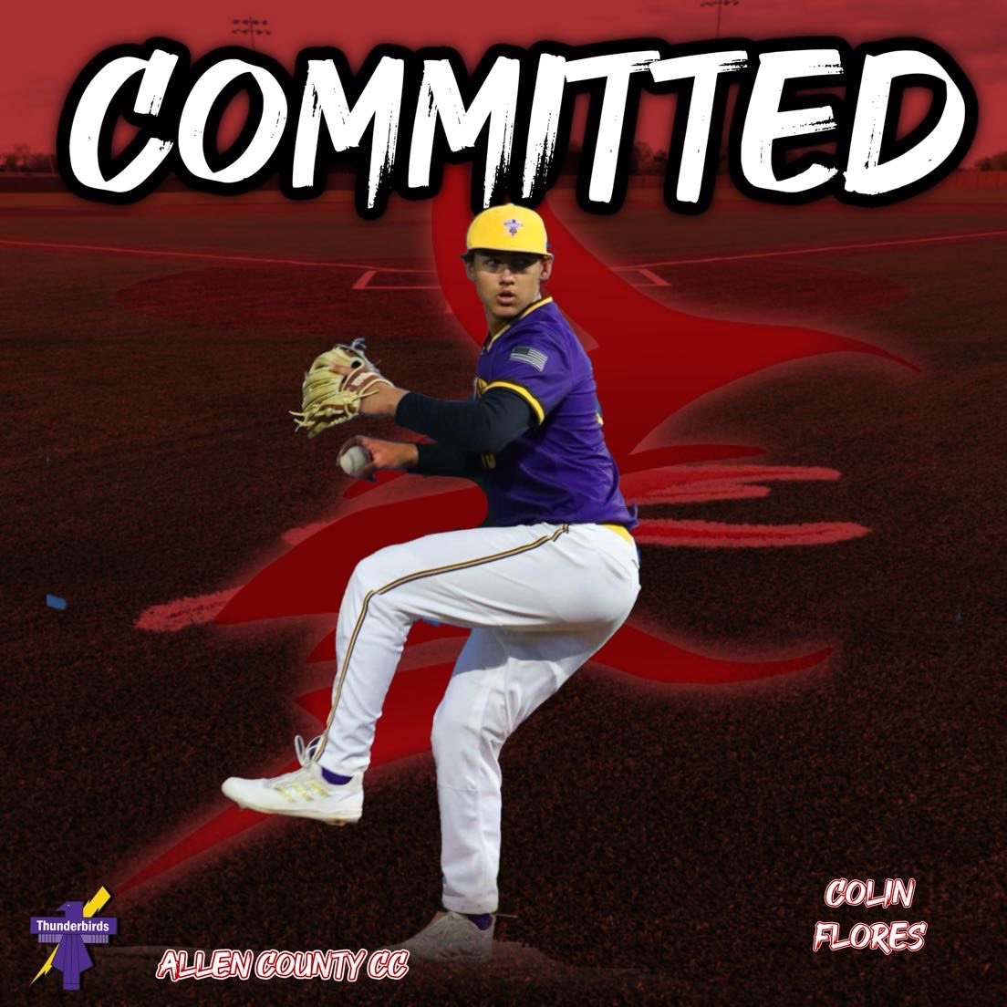 I am extremely excited to announce my commitment to Allen County CC to continue my academic and athletic career. I would like to thank my family, coaches, and teammates for the never-ending support and help to get me to where I am today.