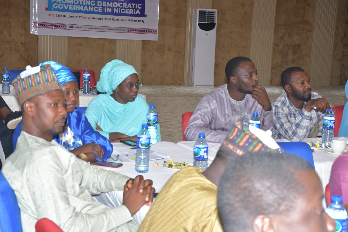 TheICIR's tweet photo. Mass media plays a crucial role in shaping public opinion, providing information, entertaining, and influencing social and cultural trends.
Organised by #TheICIR with support from the US Embassy Abuja @USinNigeria
#Kano #MediaCSODialogue #journalism #ICIRPDGP #USEmbassy #DemocraticGovernanceProject2023
@MissBello597 @abduljalil37815 @KGimbiya @RabiuMusa55 @MustaphaYauri @Learn_Ruffle @Abubakarmtahir4 @kamaludyn01 @SaweShereefdeen @AbdulwaheedSof3 @Hammad_AbdulR1 @FrancisSardauna @wikkitimes @NTANewsNow @dayoaiyetan @TheNationNews @LeadershipNGA @BUKfm @KanoFocus @visionfm_921 @allnewsngr @radionigeriahq @THISDAYLIVE @Zulaiha_danjuma @shuaibu_mariya @JulietNonye12 @Nannews_ng