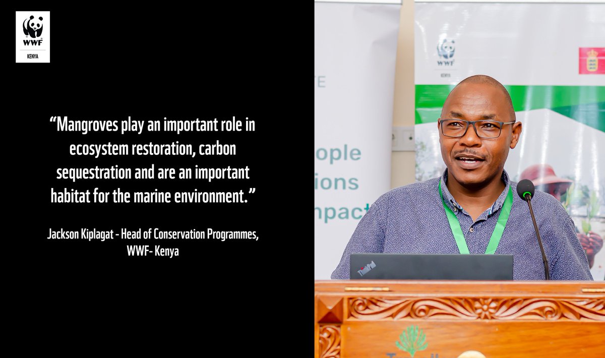 Mangroves play an important role in ecosystem restoration, carbon sequestration and are an important habitat for the marine environment,” <a href="/Jkkiplagat/">Jackson Kiplagat</a> - Head of Conservation Programmes, WWF Kenya.

#NaturebasedSolutions #GreenhouseSessions