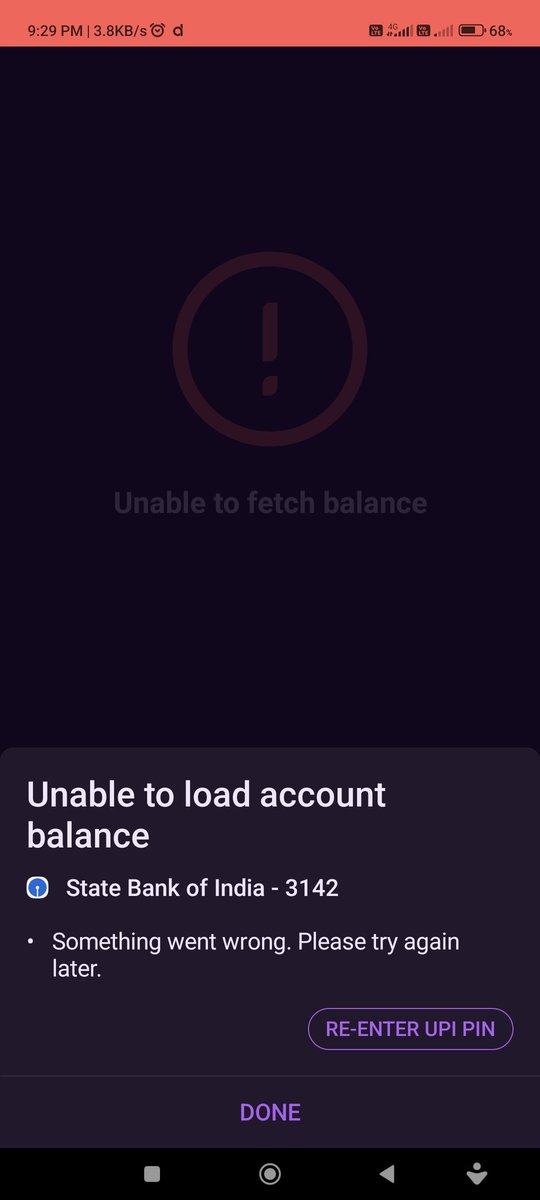 SoumyaR08787071's tweet image. Now Days @TheOfficialSBI Kabhi Bhi dhoka de sakta hee ! #LinkFail !!!!