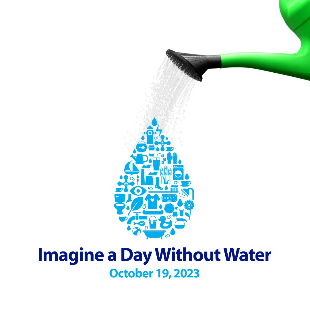 What would our world be like without water? What if there was no way to quench our thirst, grow food, wash our hands, or flush our toilets? Tomorrow is “Imagine a Day Without Water,” a reminder to #valuewater for all the ways it protects our health & improves our lives.💧