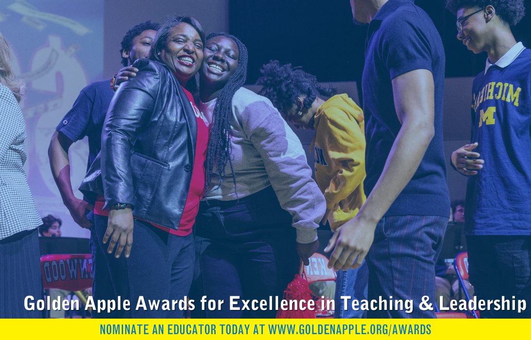 🏆 Nominate that exceptional principal who shaped your education for the Golden Apple Award for Leadership Excellence during Principal Appreciation Week!

🍎 Share their story and nominate today: goldenapple.org/nominate-a-sch…

#LeadGolden #PrinicipalAppreciationWeek