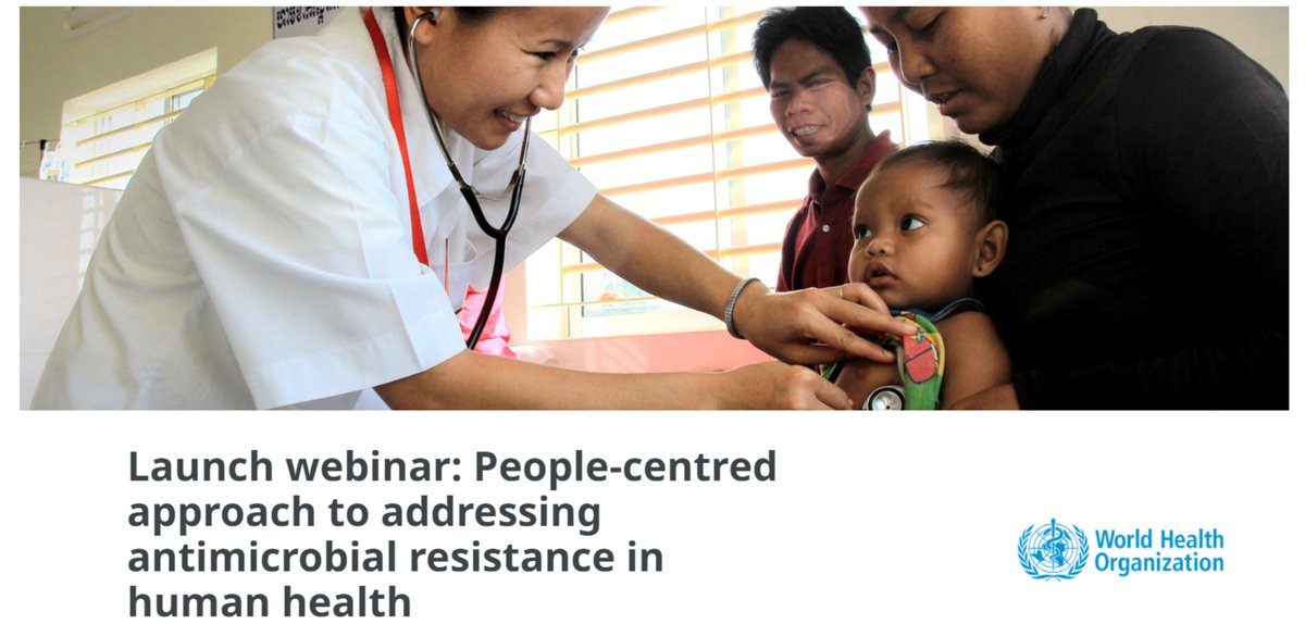 I look forward to sharing my patient experience tomorrow (19 Oct, 15:00 – 16:30 CET) at the
<a href="/WHO/">World Health Organization (WHO)</a> Launch Webinar for the People-centred Approach to Addressing #AMR in Human Health   

Register at: who.int/news-room/even…

#theAMRnarrative #AntimicrobialResistance