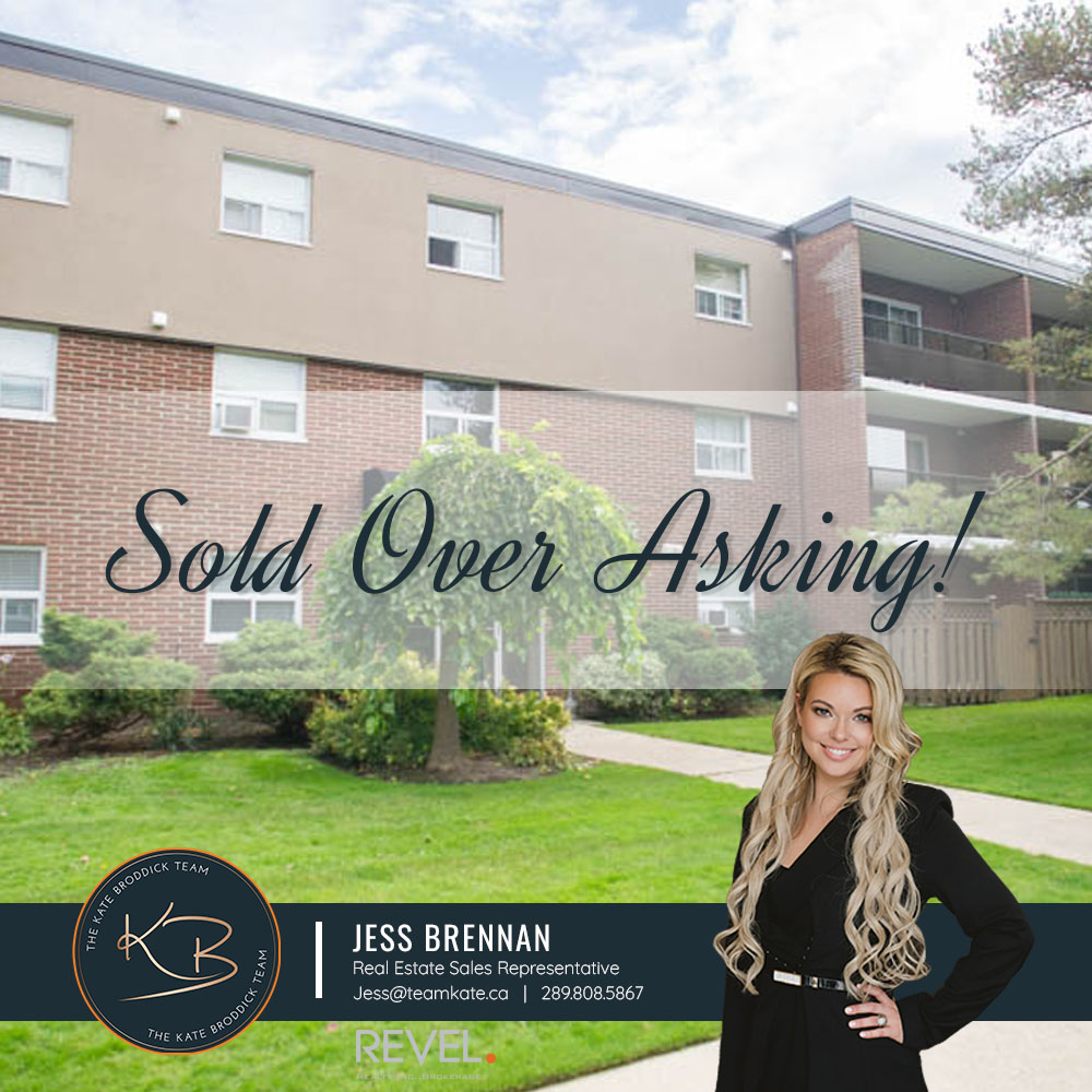 TeamKateAgents's tweet photo. #SoldOverAsking! What a wonderful Wednesday for #AgentJess' clients, Michael and Ashley, who have now sold their cute condo at 103-648 Grey Street, #Brantford. Congratulations! #RealEstate #Brantford #Norfolk 

Revel Realty Inc. - The Kate Broddick Team
Jess Brennan - Sales Rep https://t.co/UuoSbgBMjZ