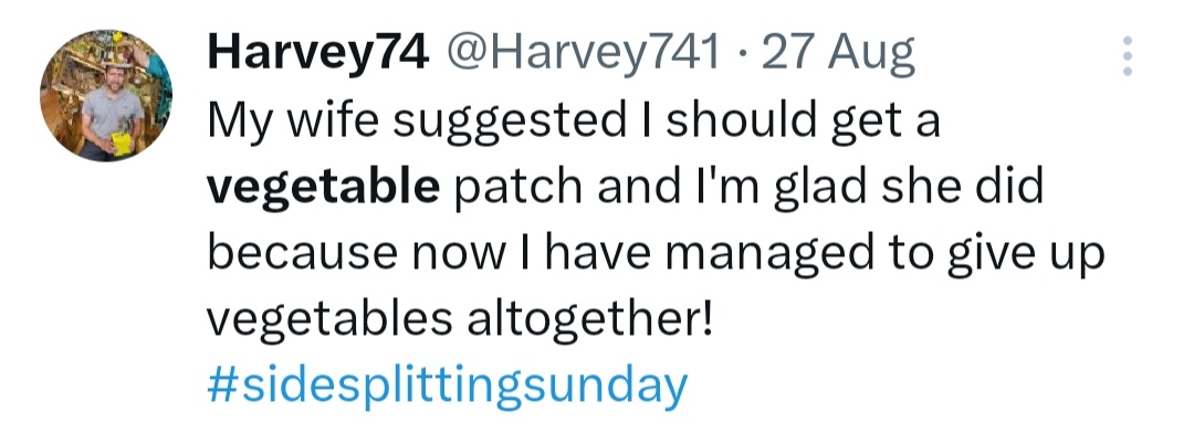 Harvey741's tweet photo. Did Gary Delaney steal my joke or did I unwittingly steal his or did we both maybe just happen to think of the same joke? https://t.co/pBslol2Gyg